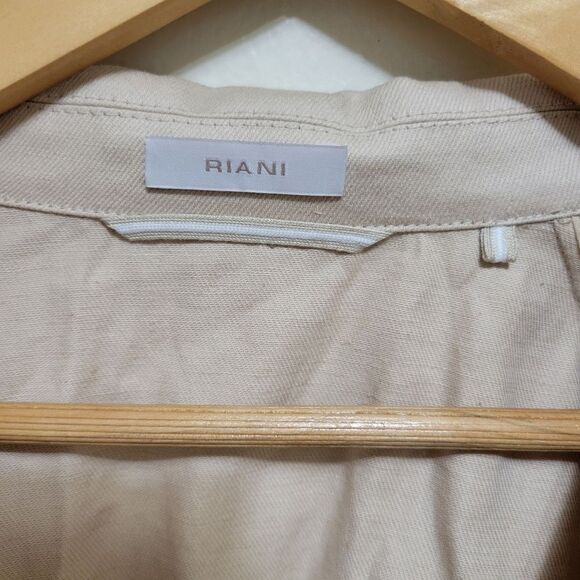 Riani Women's Beige Short Sleeve Pocket Size 16 - Picture 4 of 8